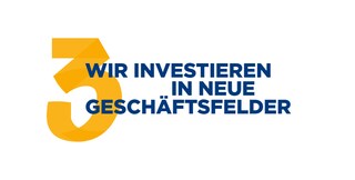 Wir investieren in neue Geschäftsfelder