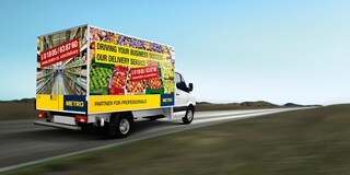 Delivery Truck on Road